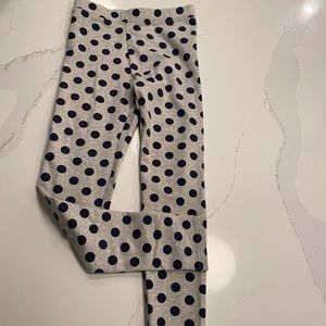NWT Crewcuts girls polka dot leggings